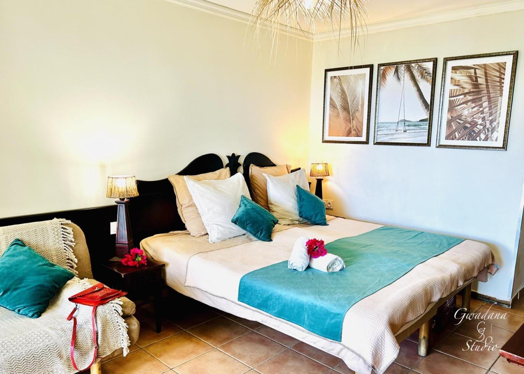Acces Direct Plage, Vue Mer D'Exception, Les Gwada Studios, Village Vacances Sainte-Anne  Ngoại thất bức ảnh